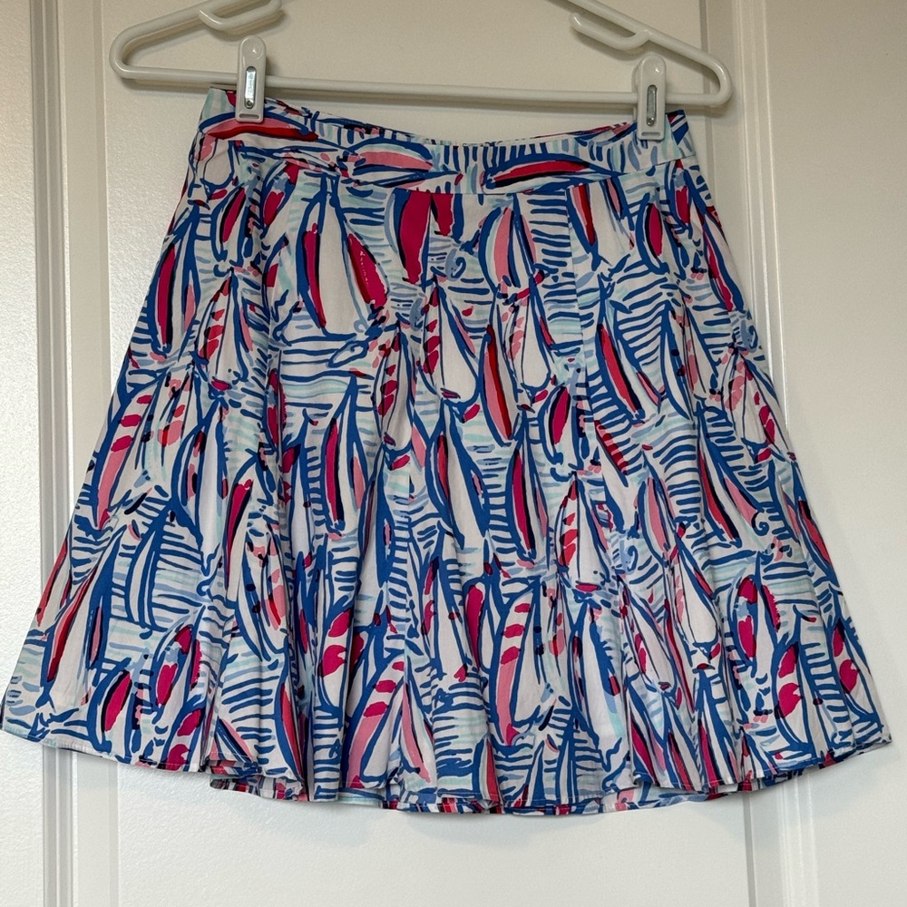 Lilly Pulitzer Red Right Return Skirt